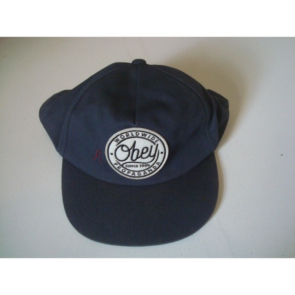 AS SHOWN Other - OBEY SNAPBACK 90S   ‎  SCRIPT  DEADSTOCK  HAT CAP VINTAGE T5